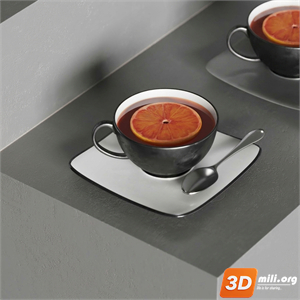 Tea Set 3D Model